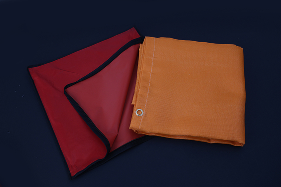 ผ้าใยแก้วเคลือบอะคริลิคสีสันสดใส Fire Pit Mats Protector