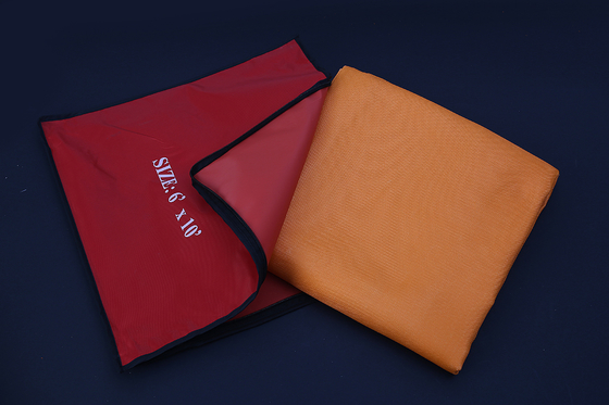 ผ้าใยแก้วเคลือบอะคริลิคสีสันสดใส Fire Pit Mats Protector