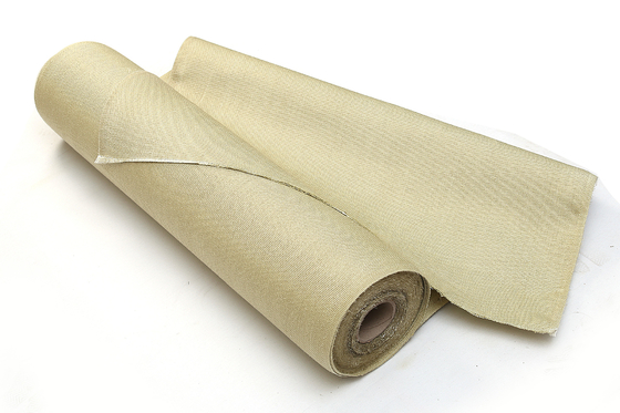 Vermiculite Coated High Temperature Fiberglass Cloth อุณหภูมิในการทำงาน 1100C