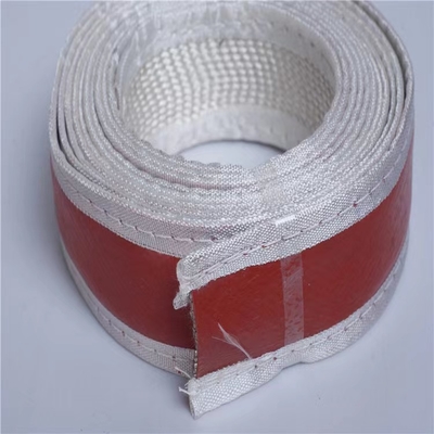 ยางซิลิโคนทนความร้อนปลอกหุ้มไฟเบอร์กลาส ปลอกไฟอุณหภูมิสูง