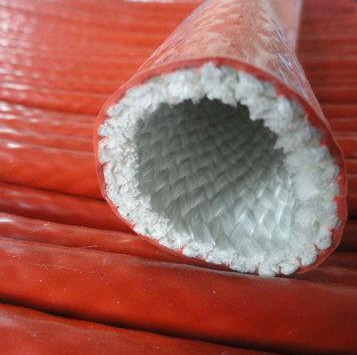 ฉนวนกันความร้อน ยางซิลิโคน ปลอกหุ้มไฟเบอร์กลาส ความต้านทานเปลวไฟ